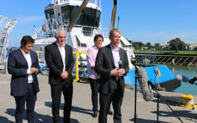 Announcement of emergency shipping service, Gisborne to Napier - made at Gisborne Port