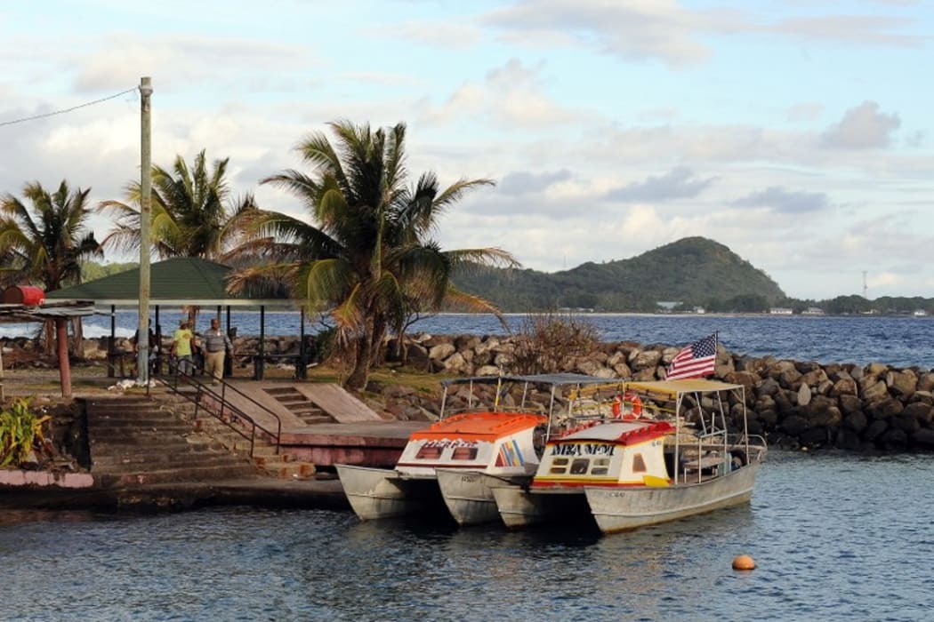 The tiny Aunu'u is only 3 square kilometres with a population of 600 and features an expanse of red quicksand known as Pala Lake.