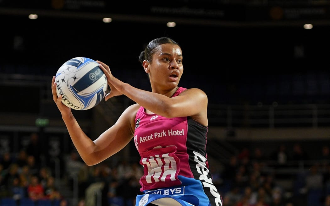 Serina Daunakamakama of the Steel during the ANZ Premiership Netball match, Tactix Vs Steel, at the Wolfbrook Arena, Christchurch, New Zealand, 11th May 2025. Copyright photo: John Davidson / www.photosport.nz