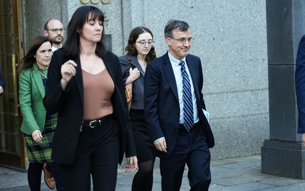 Caroline Ellison arrives at court in New York for Sam Bankman-Fried's criminal trial as he faces charges of fraud and money laundering related to the collapse of his crypto exchange, FTX. in New York City, Wednesday, October 11, 2023. (Photo by John Nacion/NurPhoto) (Photo by John Nacion / NurPhoto / NurPhoto via AFP)