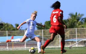 Betsy Hassett opened the scoring in the first minute.