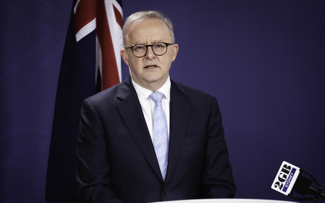 Australian and New New Zealand Prime Ministers Anthony Albanese and Christopher Luxon meet in Sydney