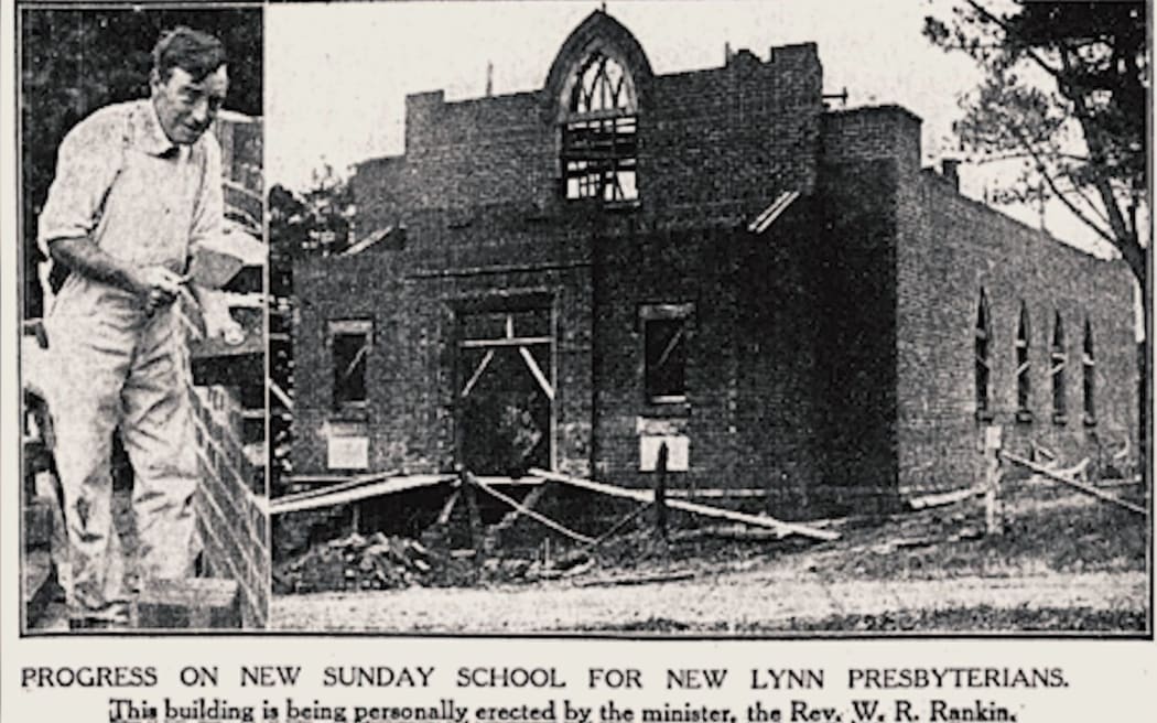 St Andrews Sunday School Hall in New Lynn - heritage church building in west Auckland buitl in 1928, demolished in 2019
