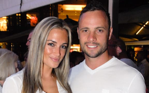 Oscar Pistorius and Reeva Steenkamp in January last year.
