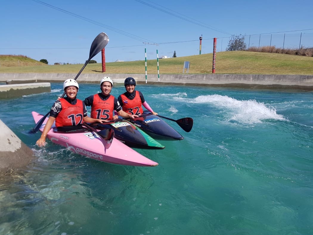 Nicholas siblings training together at Manukau's Vector Wero.