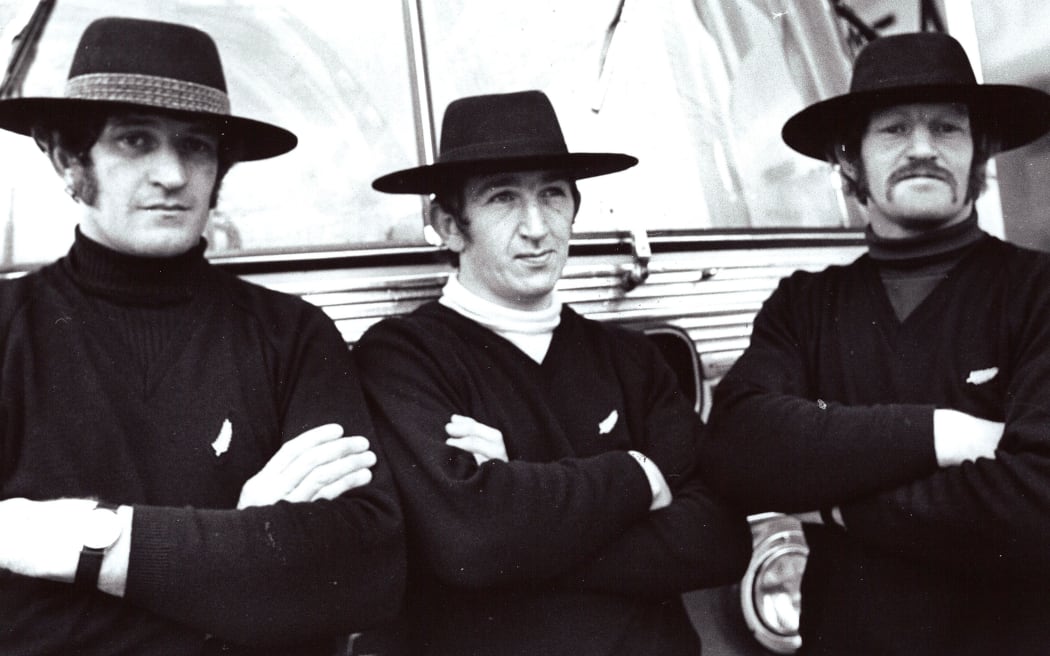Infamous "Black Hats" at Porthcawl, 1972. Alan Sutherland, Tane Norton, Alex Wyllie.