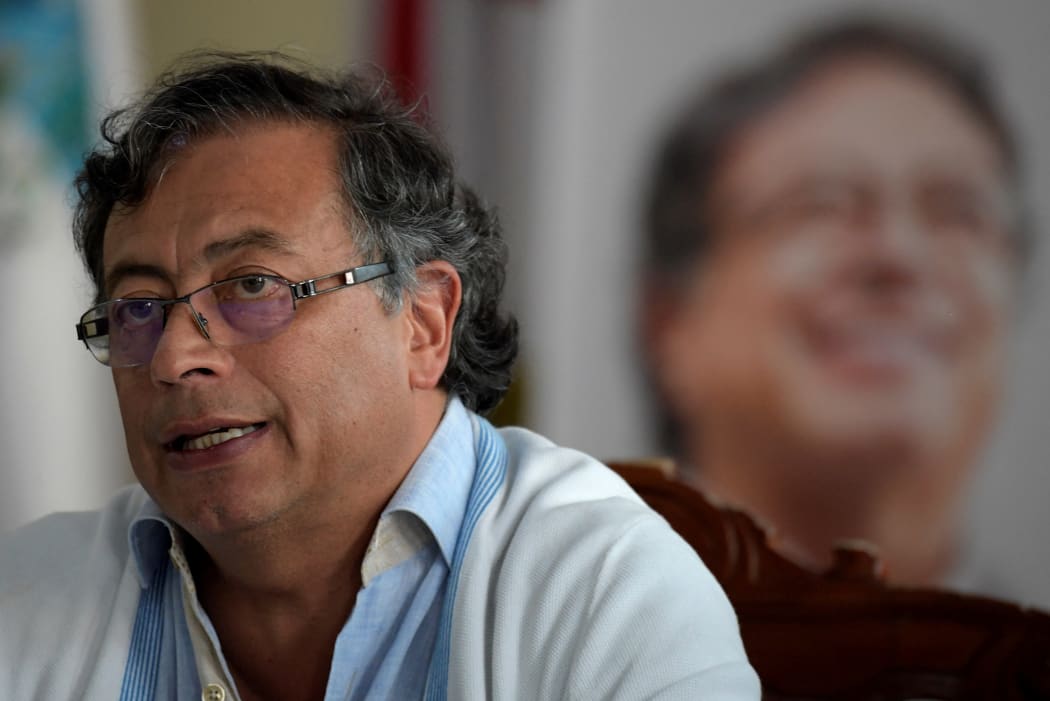 Colombian presidential candidate for the Colombia Humana political party and Historic Pact Coalition, Gustavo Petro.