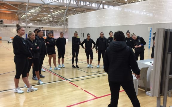 Coach Yvette McCausland-Durie leads a Pulse training session.