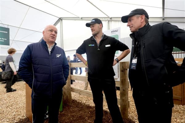 Prime Minister Christopher Luxon at Fieldays on Wednesday.