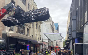 A fire alarm has forced the evacuation of dozens of people from buildings on High Street in central Auckland.