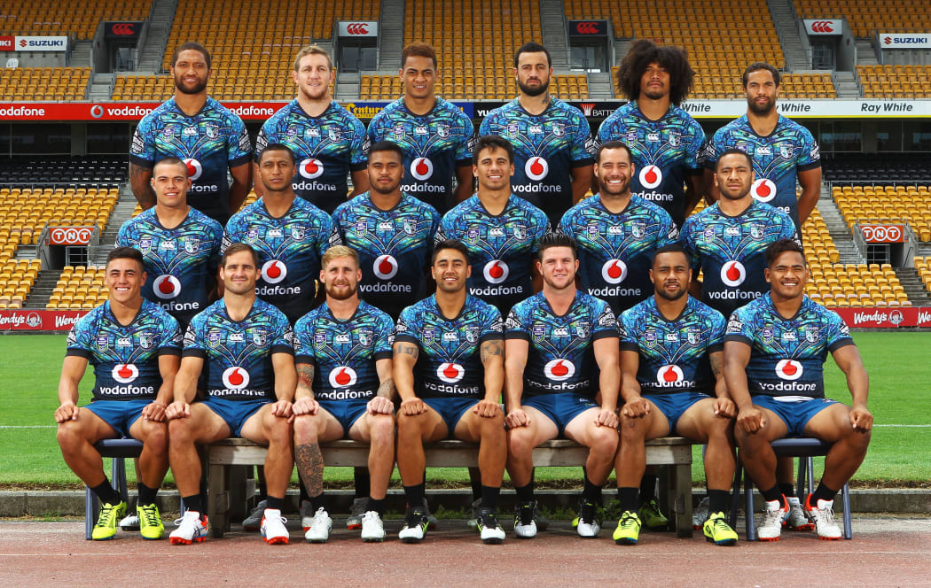 The Warriors Nines team for 2015