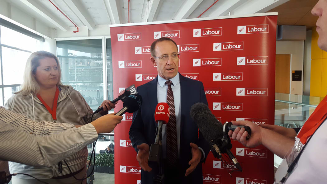 Labour leader Andrew Little ahead of the party's conference on 4 November 2016.