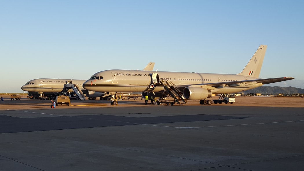 Royal New Zealand Air Force Boeing 757s in Townsville.