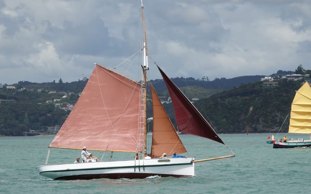The Undine, built in Kerikeri in 1877, was the oldest boat in the race.