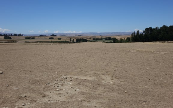 Bone dry Central Otago.