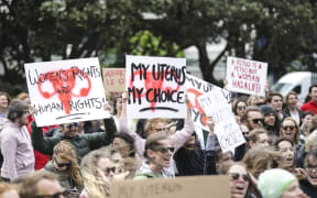Abortion rally.