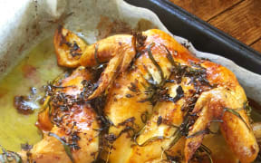 Spatchcock Chicken by Julie Biuso
