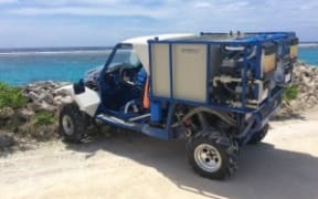 A GalMobile water purification donated to Papua New Guinea by Israel.