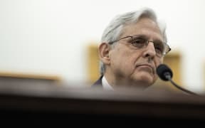 US Attorney General Merrick Garland testifies at a House Appropriations Committee Commerce, Justice, Science, and Related Agencies Subcommittee hearing on "Budget Hearing - FY2024 Request for the Department of Justice" in Washington, DC, March 29, 2023.