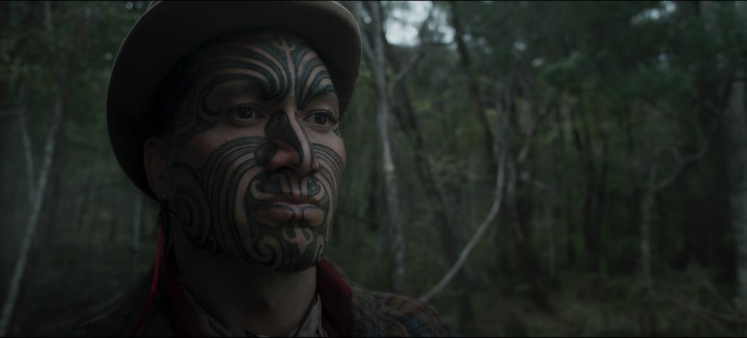 Re-enactment of the second Maaori king, Taawhiao meeting Sir George Grey