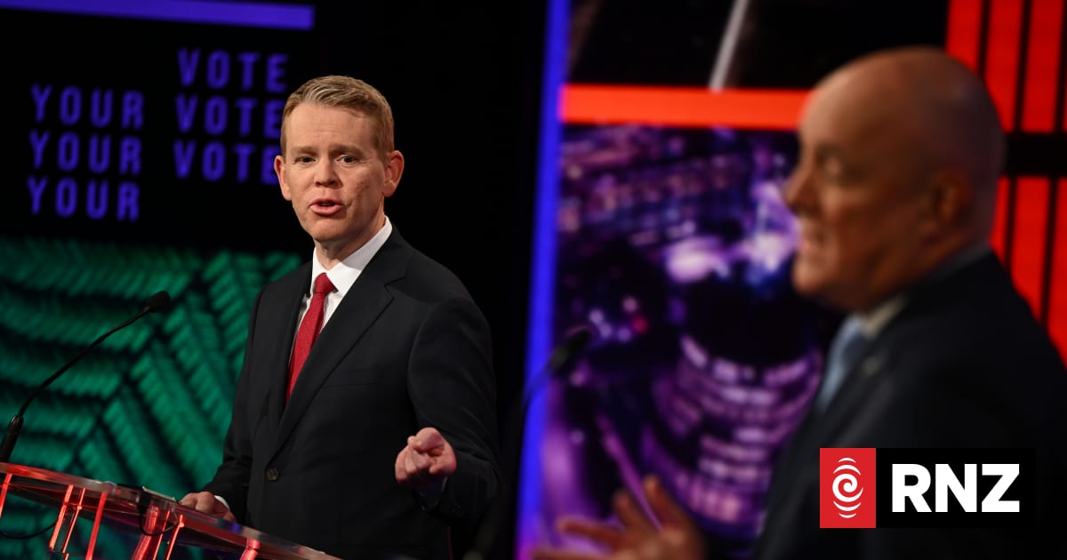 Election 2026 live: Luxon faces Hipkins in first leaders' debate