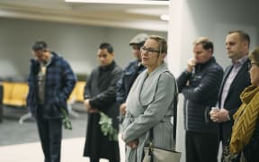 Napier Mayor Kirsten Wise attends blessing earlier this week at the new airport