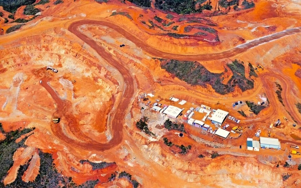 New Caledonia's Koniambo -KNS- mining site aerial view PICTURE KNS