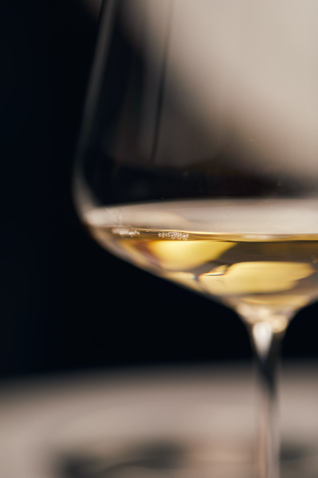 glass of white wine