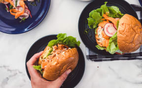 Sam's Salmon Burgers - a recipe by Sam Parish