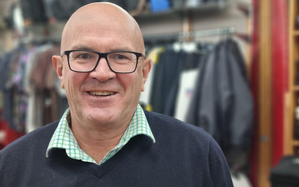 Owner of Morrissey's clothing store Larry Sullivan