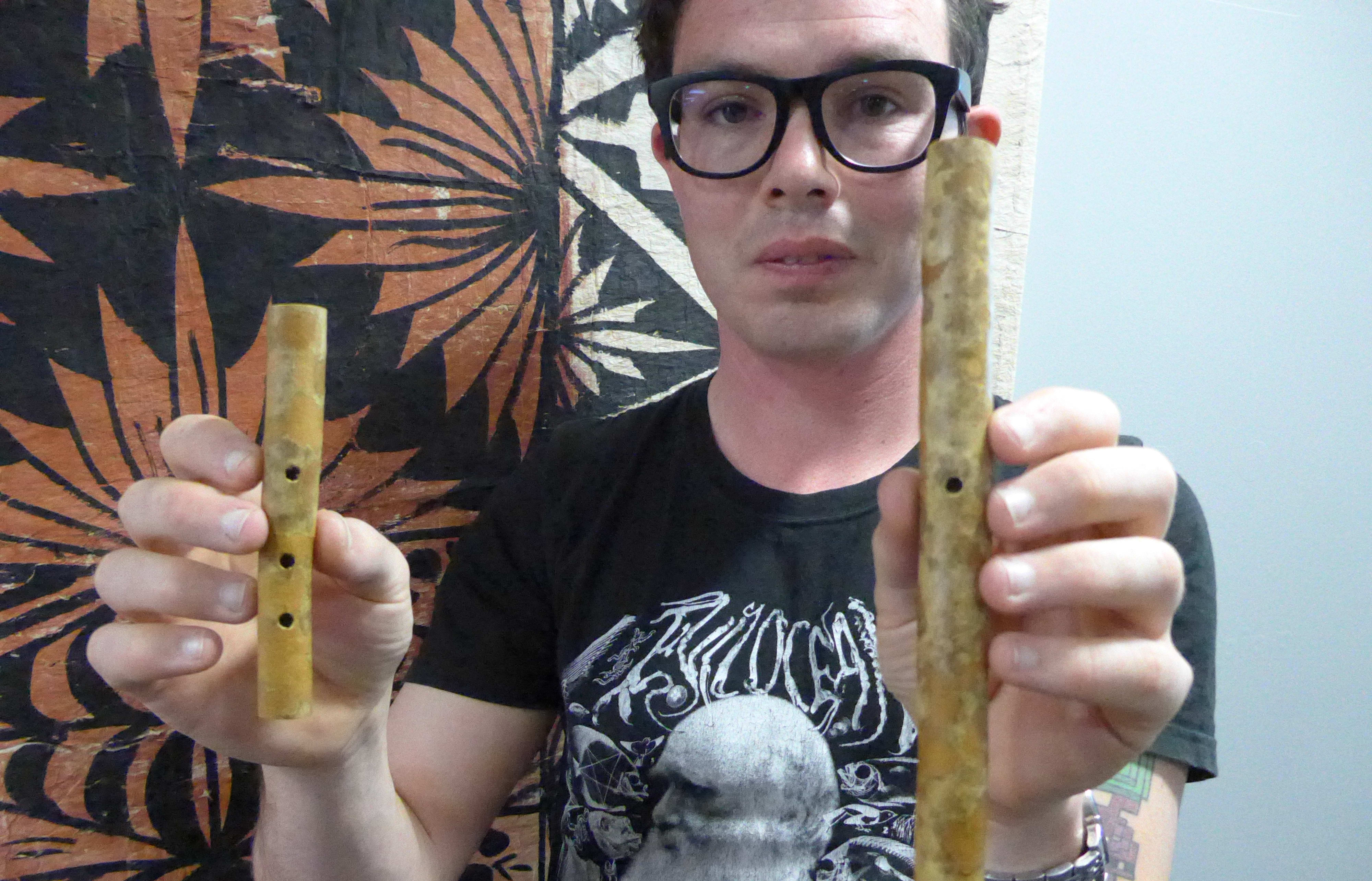 Instrument maker Liam Bowan