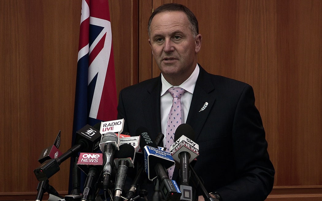 Prime Minister John Key talking about the Islamic State