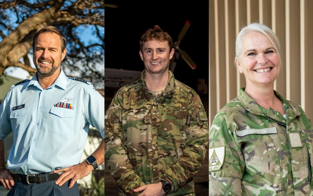 Composite image with Glenn Gowthorpe, George McInnes and Vanessa Ropitini.