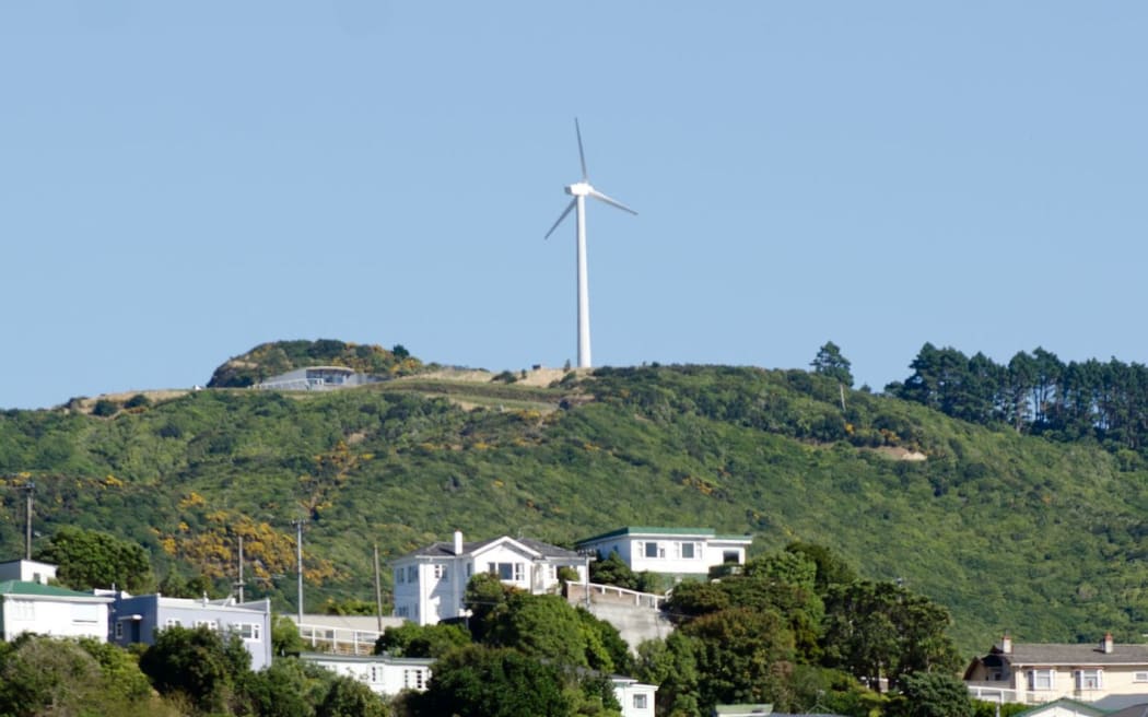 The wind turbine in Brooklyn, which was recently replaced.