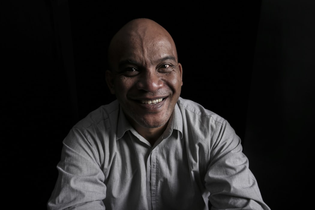 13072016 Photo: Rebekah Parsons-King. Former Nauru opposition MP Roland Kun has left Nauru and arrived in New Zealand after being issued with a New Zealand passport.
