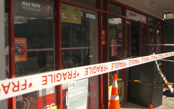 Penrose Superette undergoes repairs after another burglary.