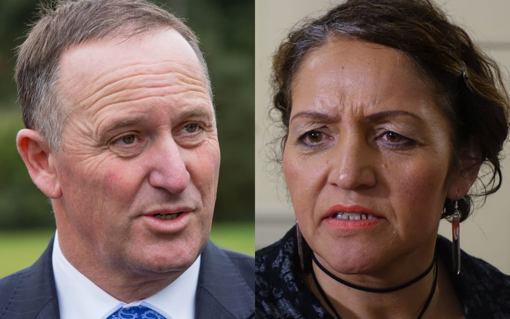 John Key and Marama Fox