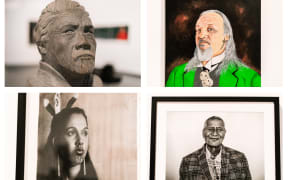 Entries to the 2021 inaugural Kiingi Tuheitia Portrait Award.