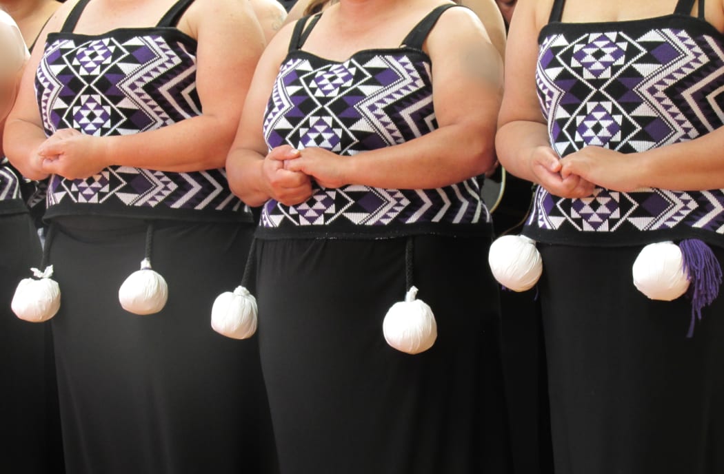 Photo of Kapa Haka perfrormers at Inside Out Arohata christmas concert