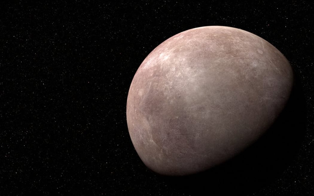 Illustration of exoplanet LHS 475 b.