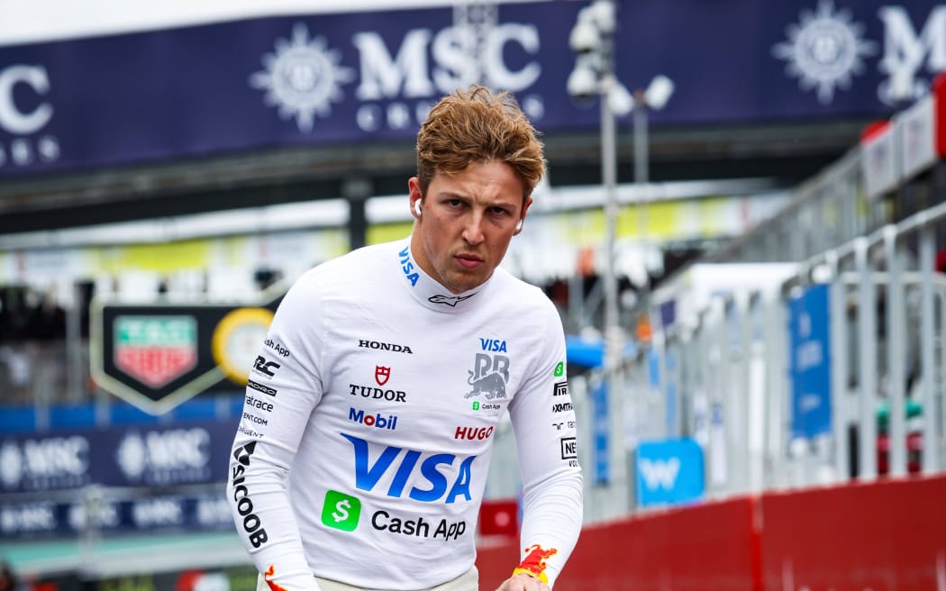 New Zealand F1 driver Liam Lawson.