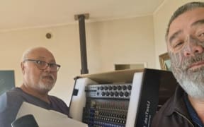 Eru Wano and Taane Taylor: Hokianga Recording Studio