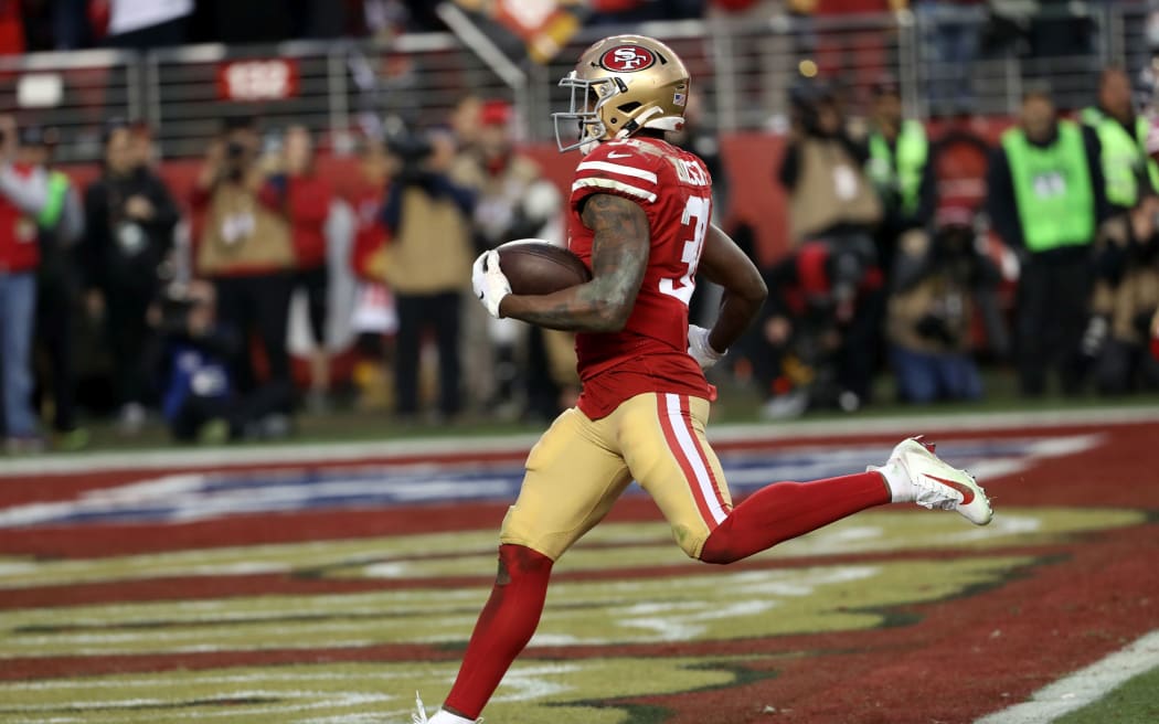 San Francisco 49ers Running Back Raheem Mostert.