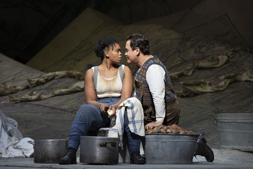 Pretty Yende as Marie and Javier Camarena as Tonio