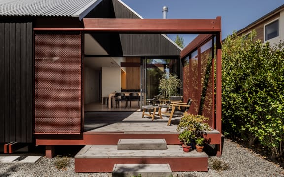 The Red Pine Villa in Somerfield, Christchurch, designed by Mitchell Coll of Fabric.