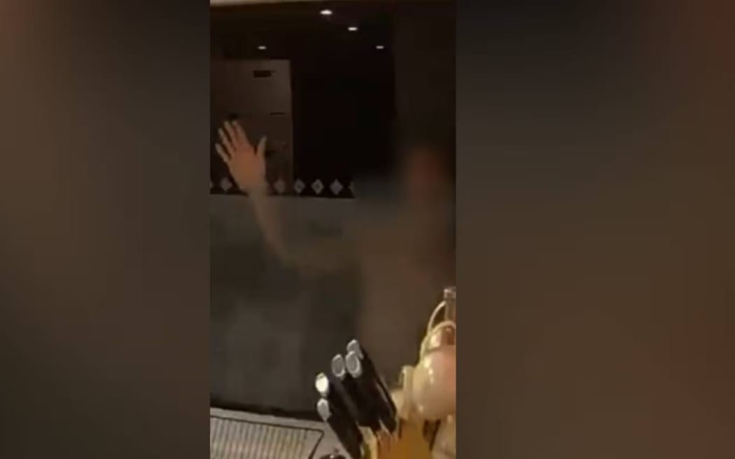 A Rotorua mum was told by her neighbour's landlord to lock her door after a strange man was seen peeping through her kitchen window.