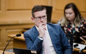 National Party Michael Woodhouse at a select committee hearing where Speaker Trevor Mallard is being questioned on 16 December, 2020.