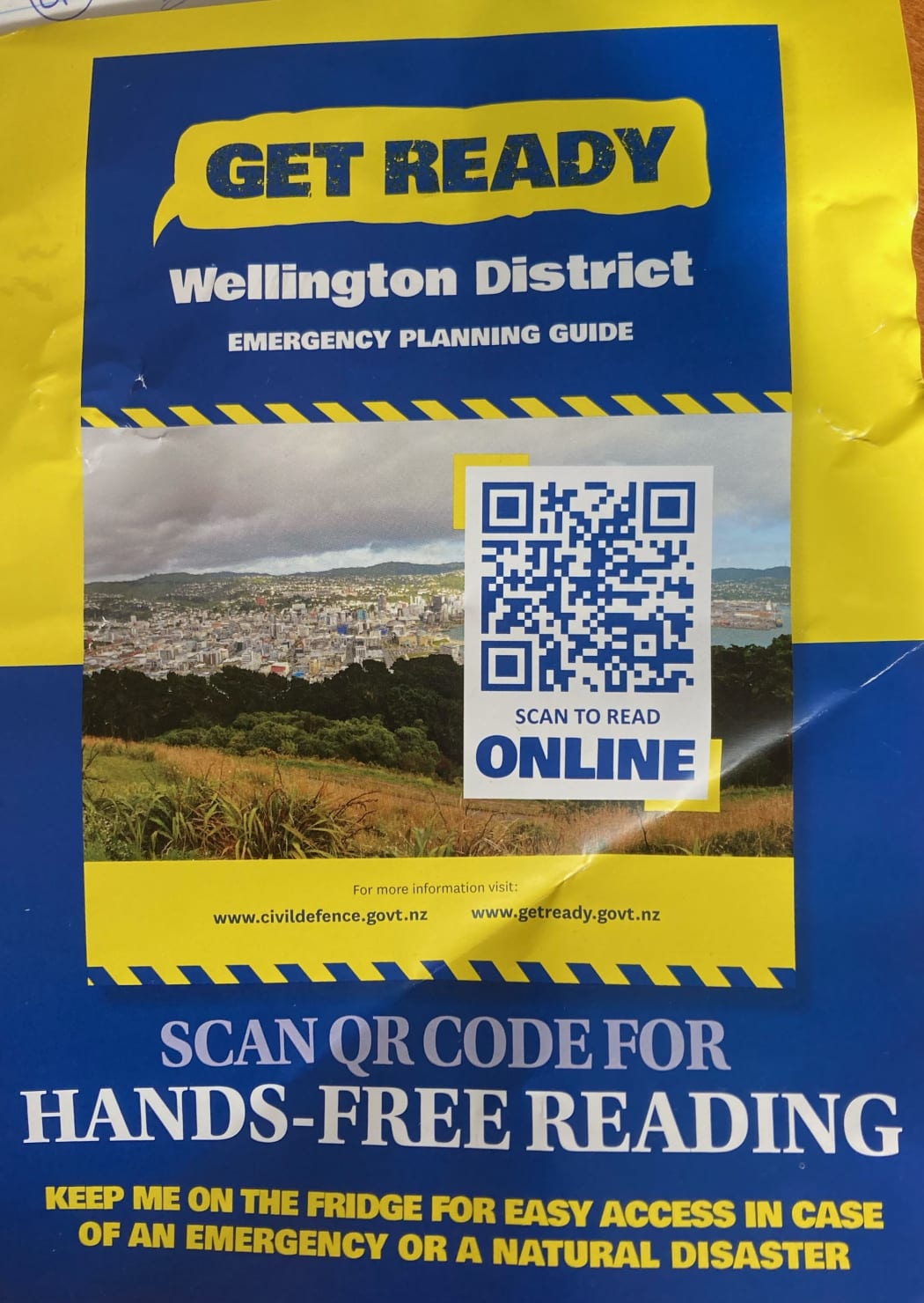 "Get Ready Emergency Planning Guide" pamphlet linking to private publishing firm's website is 'irresponsible'.
