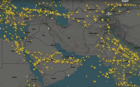 FlightRadar screenshot March 3 2026
