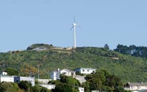 The wind turbine in Brooklyn, which was recently replaced.
